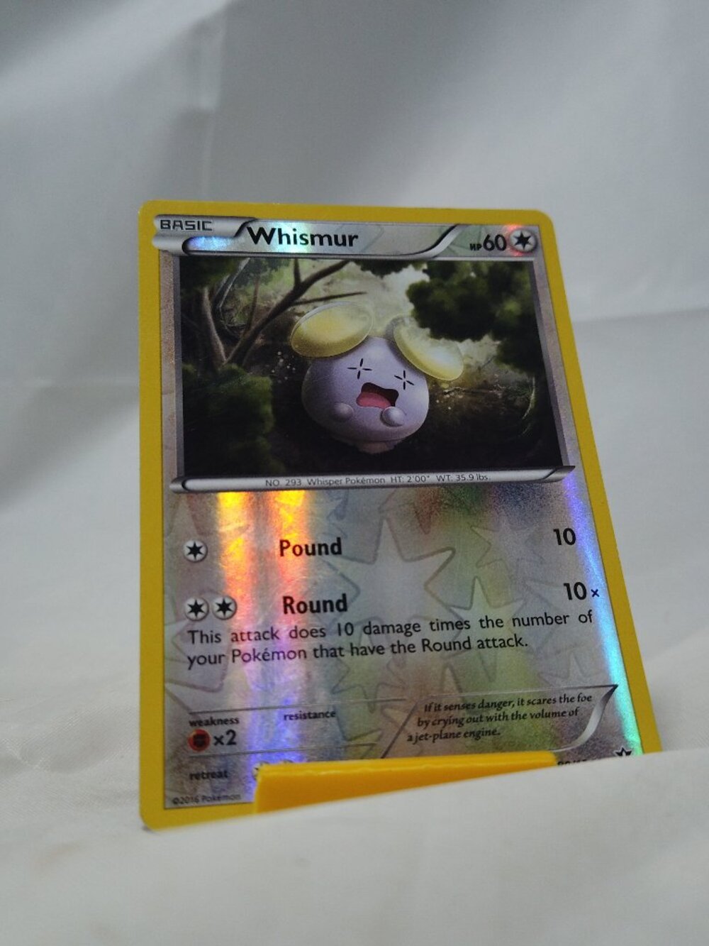 Pokemon Whismur 80/124 Fates Collide Card Common Reverse Holo P